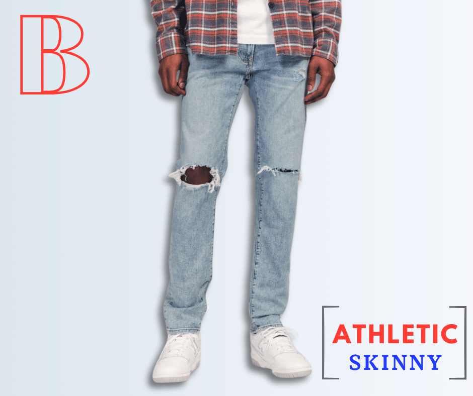 Abercrombie Athletic Skinny Jeans (Ripped)
