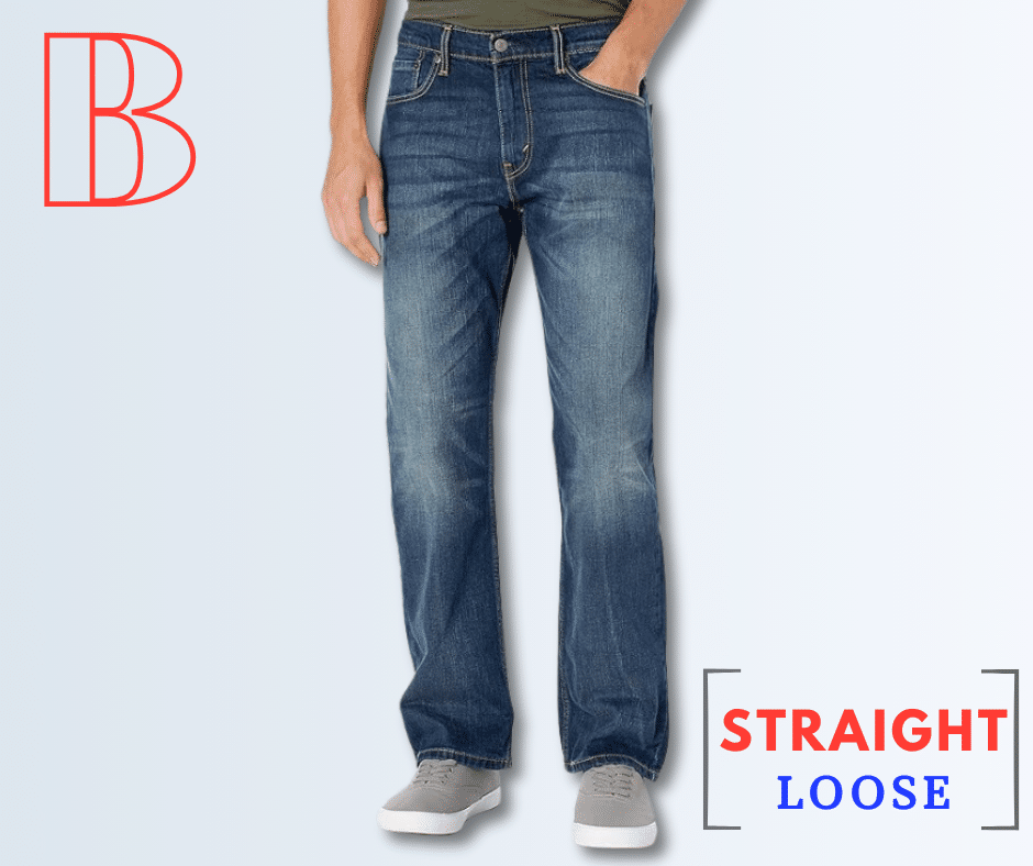 Levi's Straight Loose Jeans