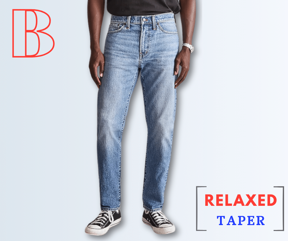 RELAXED TAPER JEANS FOR MEN