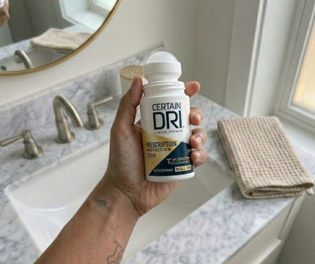 Certain Dri Prescription Strength Clinical antiperspirant roll-on