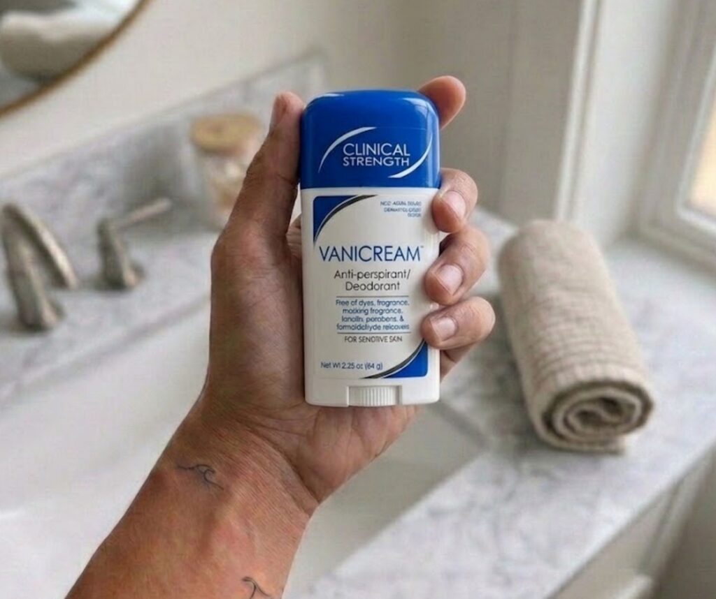 Vanicream fragrance free antiperspirant and deodorant stick