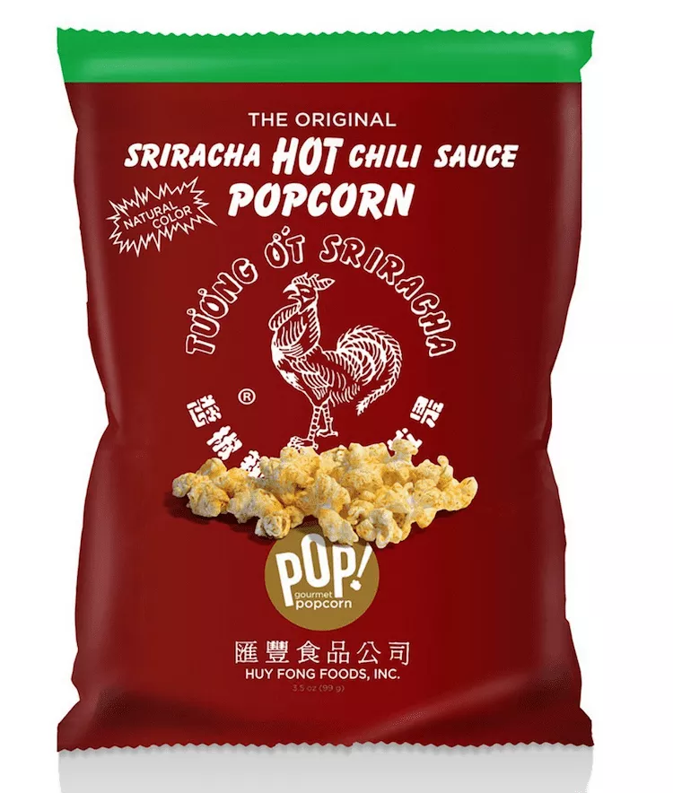 Sriracha Popcorn