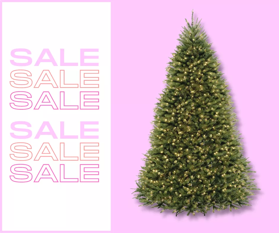 Artificial Christmas Tree Sale April 2023. - Deal on Fake Pre-Lit Christmas Trees 2023