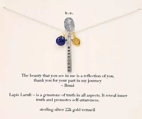 Thank You For Your Part In My Journey Necklace