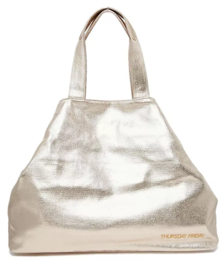 Metallic Beach Bag