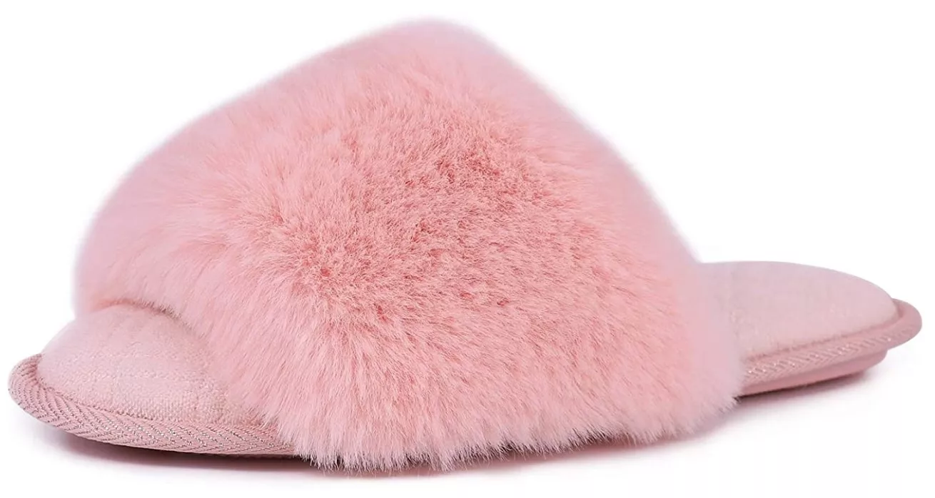 Faux Fur Fuzzy Slippers
